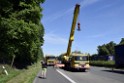 LKW in Boeschung A 3 Rich Frankfurt Hoehe Roesrath Lohmar P244